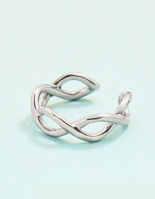 Spartina 449 Splash Collection Wavy Ring - Silver