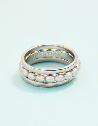 Spartina 449 Shelter Cove Ring Stack - Silver