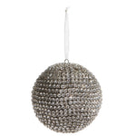 4.5" Pave Crystal Ball Ornament
