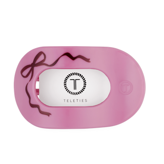 Teleties Just Add a Bow Large Flat Round Hair Clip
