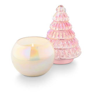 Illume Pink Pine Pearl Tree Candle