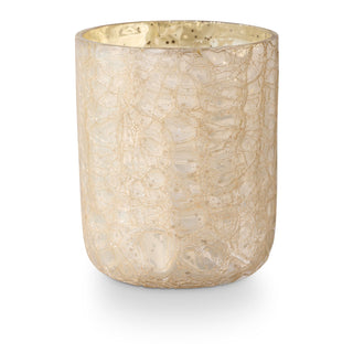 Illume Winter White Small Boxed Crackle Glass Candle