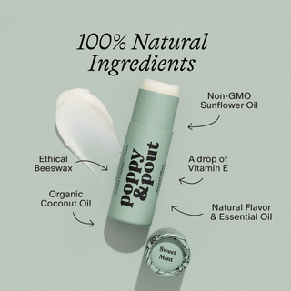 Poppy & Pout Lip Care Duo - Sweet Mint