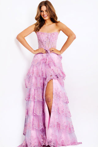Jovani 47294 - Lilac Size 4