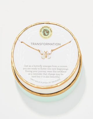 Spartina 449 Sea La Vie Necklace - Transformation/Mother-of-Pearl Monarch