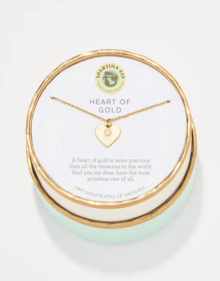 Spartina 449 Sea La Vie Heart of Gold Necklace