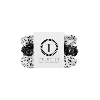Teleties Polka Dot Party Large Silk Scrunchie