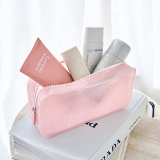 Case-Mate Jelly Makeup Bag - Ballet Pink Twinkle