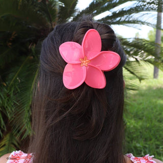 Teleties Moana Flower Medium Flat Hair Clip