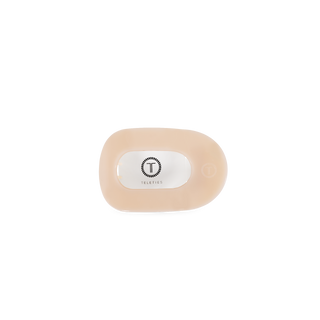 Teleties Almond Beige | Tiny | Flat Round Clip