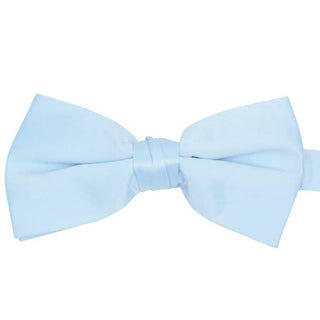 Baby Blue Men's Clip-On Bow Tie