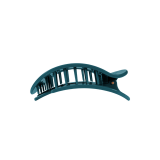 Teleties Teal With It Medium Flat Round Hair Clip