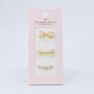 Treasure Jewels Coquette Ring Set