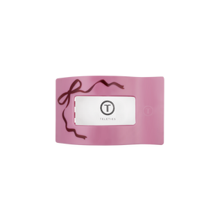 Teleties Just Add a Bow Small Flat Rectangle Hair Clip