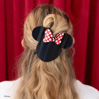 Teleties x Disney: Minnie Mouse Shaped | Large | Flat Hair Clip