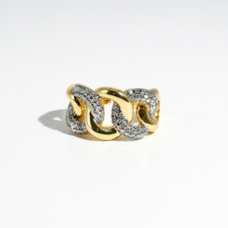 Treasure Jewels Chained to Shine Ring 