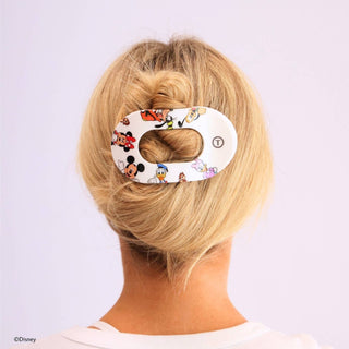 Teleties x Disney Flat Round Hair Clip | Large | Mickey and Friends