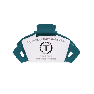 Teleties Teal With It Open Medium Hair Clip