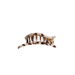 Teleties Blonde Tortoise Small Flat Circle Hair Clip