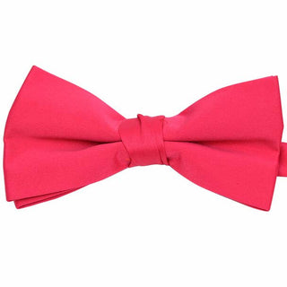 Fuchsia Men's Clip-On Bow Tie