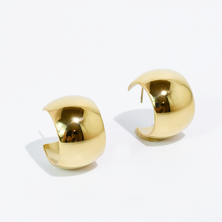 Treasure Jewels Luxe Dome Hoops