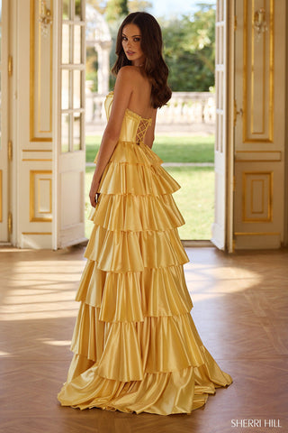 Sherri Hill 57169 - Yellow Size 4