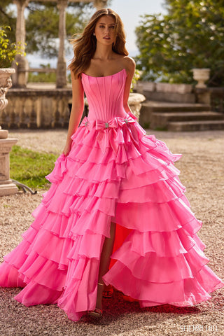 Sherri Hill 57225 - Candy Pink Size 8