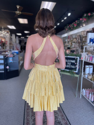 Sherri Hill 57321 - Yellow Size 4