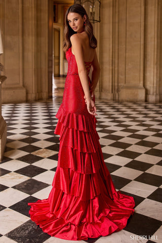 Sherri Hill 57618 - Red Size 2