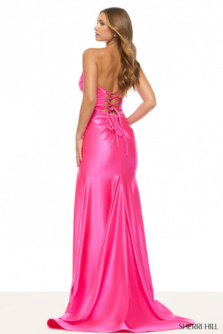 Sherri Hill 57882 - Bright Fuchsia Size 4