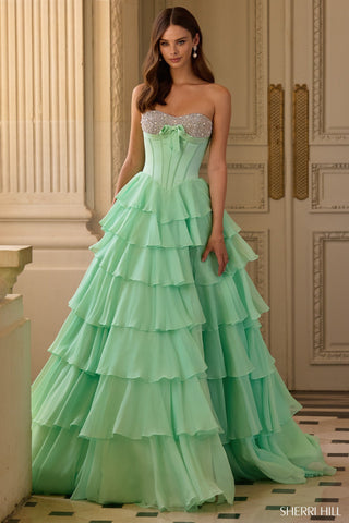 Sherri Hill 57799 - Light Green Size 2
