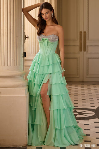 Sherri Hill 57799 - Light Green Size 2