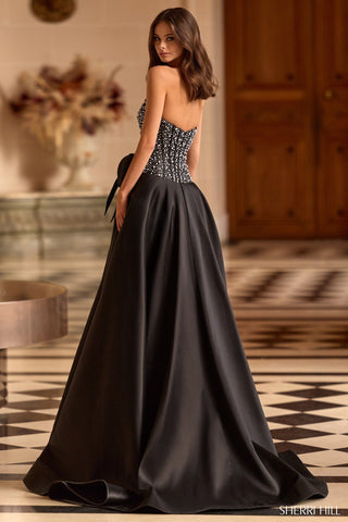 Sherri Hill 58010 - Black/Silver Size 4