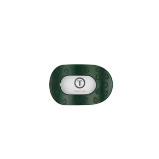 Teleties O Christmas Tree Tiny Flat Round Hair Clip