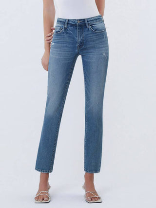 Vervet Mid Rise Slim Straight Leg Jeans