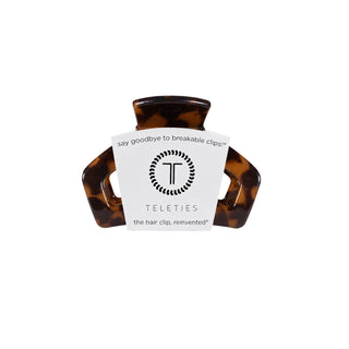 Teleties Open Tortoise | Petite | Hair Clip