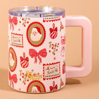 The Darling Effect 14 oz. Insulated Mug - Mistletoe Magic