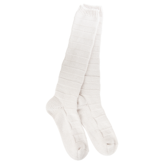 Solid Stripe Knee High OS Oatmeal