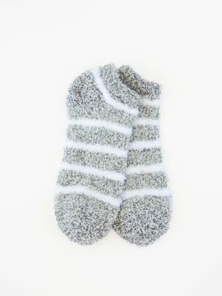 Cozy Low OS Heather Grey Stripe