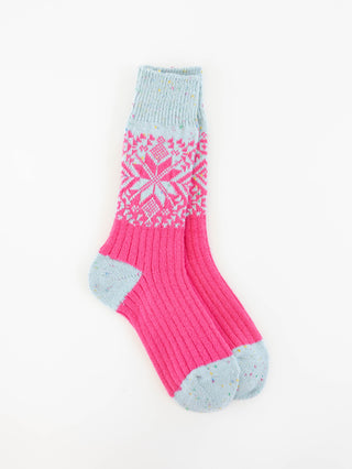 Holiday Crew OS Pink Blue Confetti