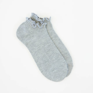 Low Ruffle OS Light Heather Grey