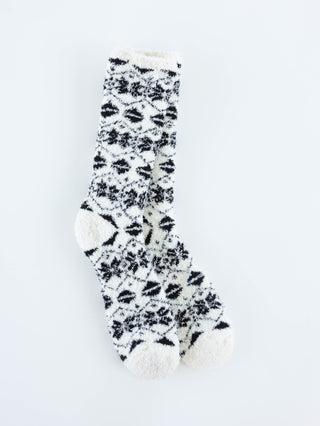 Fireside Cozy Crew OS Cloud Fair Isle