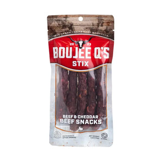 Texas Boujee Q's Cheddar Beef Sticks