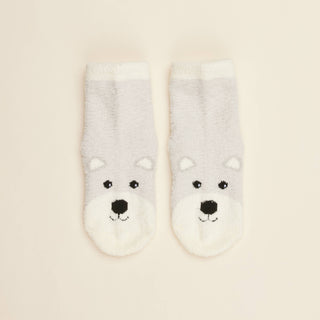 Warmies Marshmallow Bear Crew Socks
