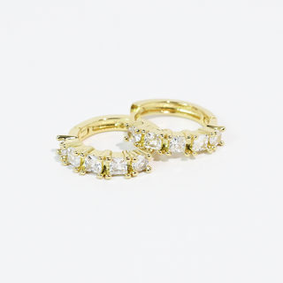 Treasure Jewels Sparkle Huggies - Gold