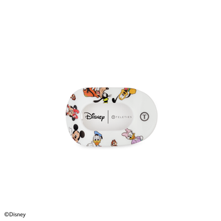 Teleties x Disney Flat Round Hair Clip | Tiny | Mickey and Friends