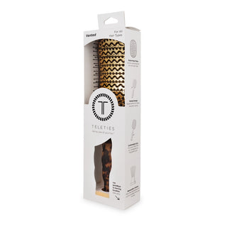 Teleties Vented Hair Brush - Tortoise