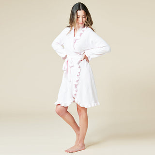 Softies 36" Ruffle Chenille Robe - Pink