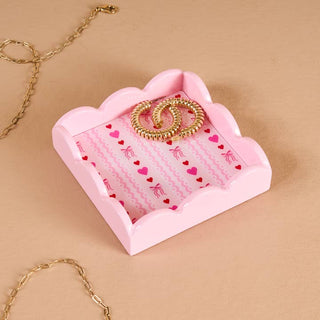 The Darling Effect Scalloped Trinket Tray - Oh So Lovely