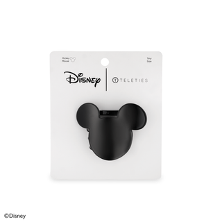 Teleties x Disney: Mickey Mouse Shaped | Tiny |  Flat Hair Clip